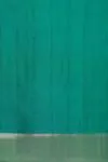 Dual Tone Emerald Blue Kanjivaram Silk Saree