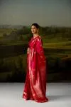 Rani Pink Kanjivaram Silk Saree