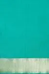 Turquoise Kanjivaram Saree