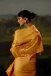 Mustard Uppada Silk Saree