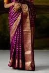 Mulberry Purple Kanjivaram Saree