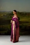 Mulberry Purple Kanjivaram Saree
