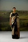 Black Kanjivaram Saree