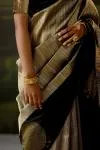 Black Kanjivaram Saree