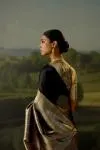 Black Kanjivaram Saree