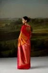 Mustard Kanjivaram Saree