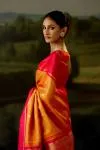 Mustard Kanjivaram Saree
