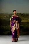 Purple Kanjivaram Saree