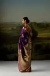 Purple Kanjivaram Saree