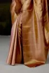 Pastel Pink Tissue Silk Saree