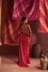Rani Pink Georgette Drape Saree