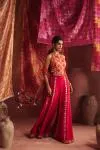 Rani Pink Silk Sharara Set