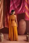 Marigold Georgette Sharara Set
