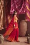 Ombre Tangerine Georgette Garara Set
