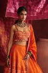 Saffron Silk Lehenga Set