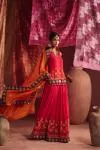 Fuscia Pink Georgette Lehenga Set