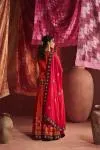 Marigold Orange Georgette Lehenga Set