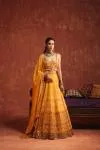 Canary Yellow Silk Lehenga Set