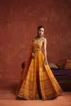 Canary Yellow Silk Lehenga Set