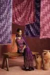 Dark Violet Georgette Sharara Set