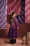 Deep Purple Silk Palazzo Set