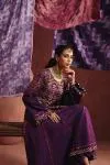Deep Purple Silk Palazzo Set