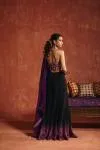 Jamuni And Black Silk Sharara Set