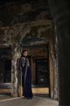 Midnight Blue Net Drape Saree