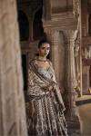Paisley White Silk Lehenga Set