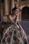 Paisley White Silk Lehenga Set