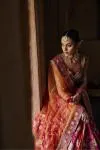 Deep Magenta Pink Silk Lehenga Set