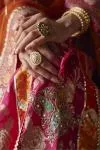 Deep Magenta Pink Silk Lehenga Set