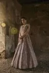 Muted Blush Tissue Pink Lehenga Set
