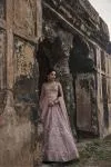Muted Blush Tissue Pink Lehenga Set