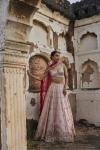 Misty Pink Silk Lehenga Set