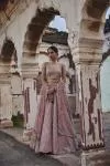 Blush Pink Georgette Lehenga Set