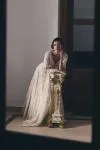 Ivory Net Lehenga Set