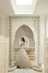 Powder Blue Trail Lehenga