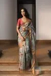Plume Kota Doria Silk Saree