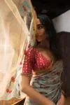 Plume Kota Doria Silk Saree