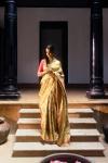 Dijon Gold Uppada Tissue Silk Sari