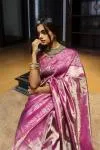Orchid Kanjivaram Silk Saree