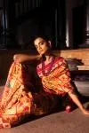 Indian Yellow Patan Patola Sari