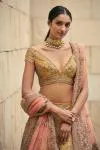 Yellow Embroidered Lehenga