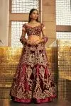 Regal Maroon Bridal Lehenga