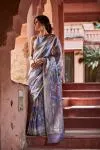 Lilac Cotton Jamdani Saree