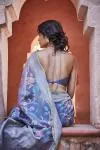 Lilac Cotton Jamdani Saree