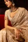 Gold Benarasi Tissue Saree