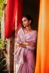 Lavender Kanjivaram Saree