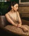 Antique Gold Net Gown